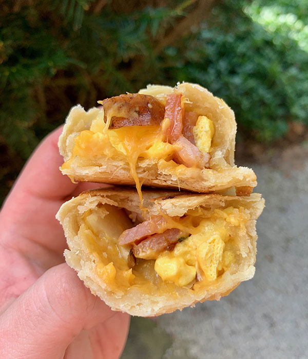 Leftover Ham Empanadas Split