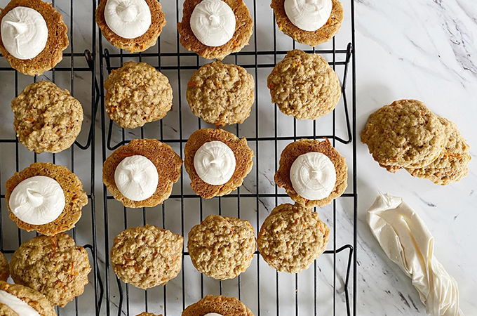 Disassembled Carrot Cake 