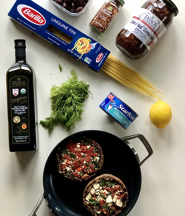 Vegetarian Stuffed Portobello Mushroom Caps Ingredients