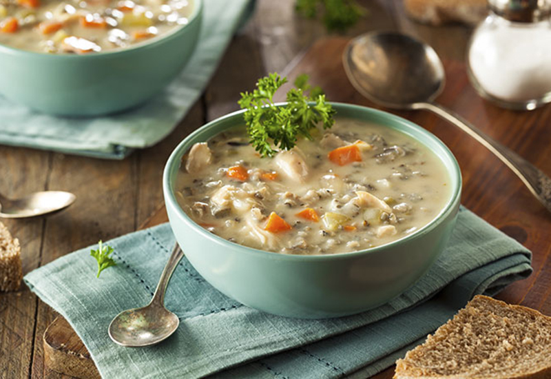 Wild Rice and Mushroom Soup