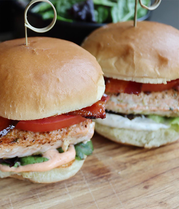 Salmon BLTs