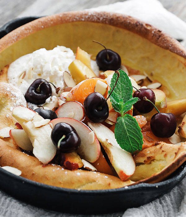 Stone Fruit Dutch Baby
