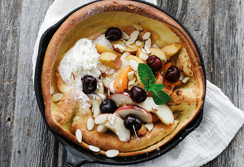 Stone Fruit Dutch Baby