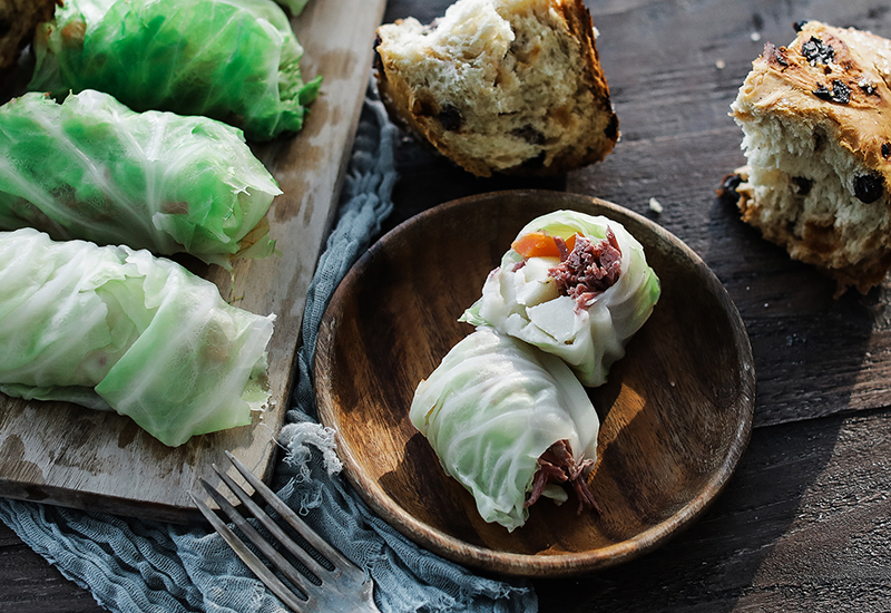 Corned Beef Cabbage Rolls