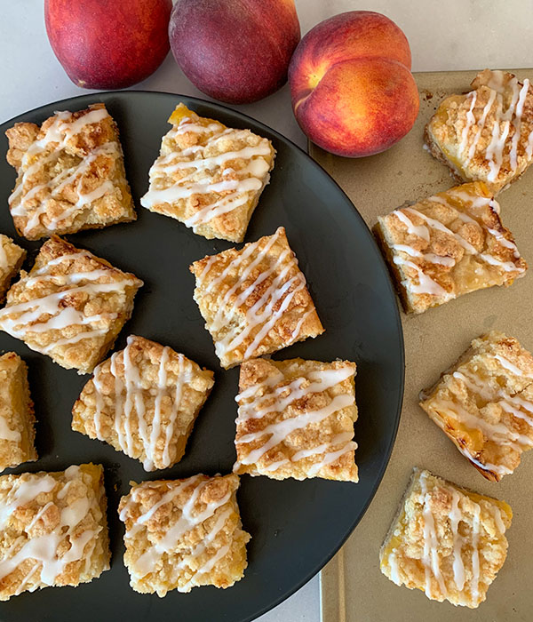 Peaches & Cream Bars