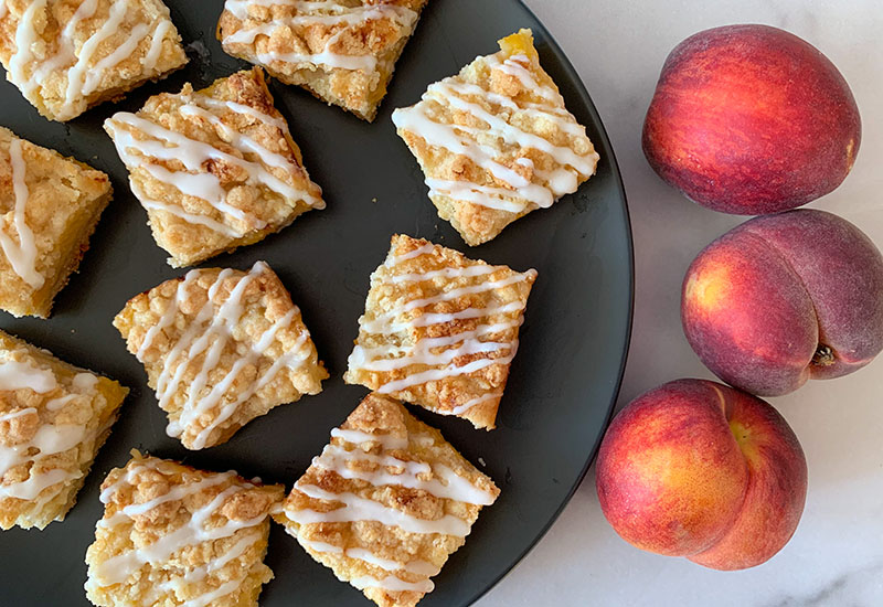 Peaches & Cream Bars