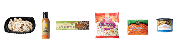 Thai Peanut Chicken Salad Ingredients