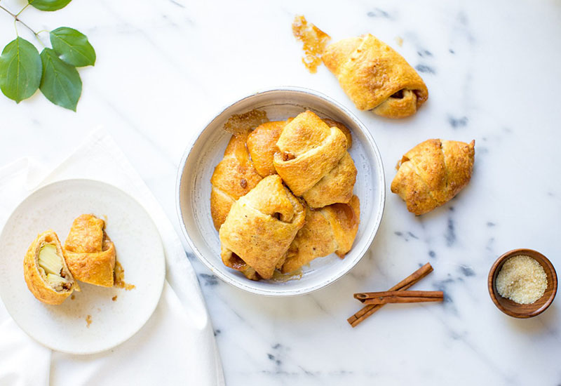 Apple Pie Crescent Bites