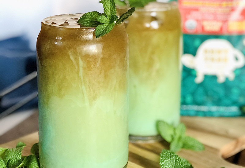 Medium Roast Iced Mojito Mint Latte