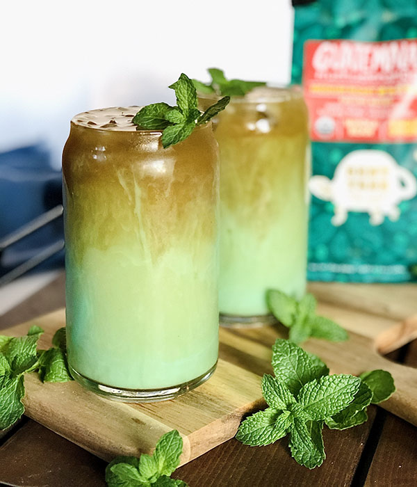 Medium Roast Iced Mojito Mint Latte