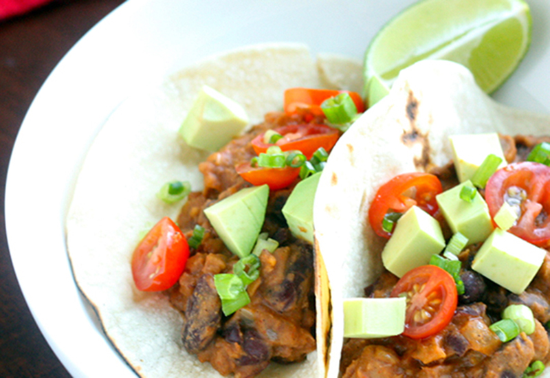 Mixed Bean Tacos