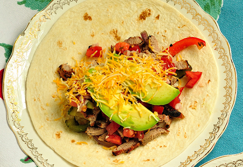 Pork Tacos with Avocado and Fresh Pico de Gallo