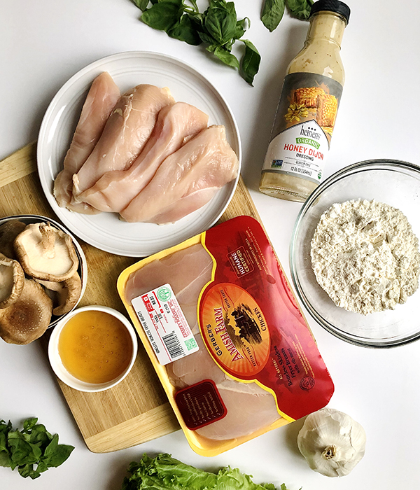 Shiitake Honey Mustard Chicken