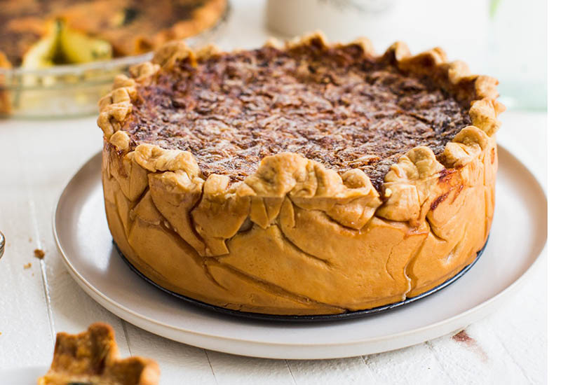 Stacked-High Mushroom Quiche