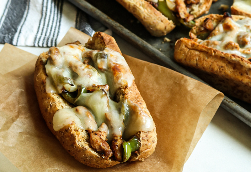 Turkey Philly Cheesesteaks