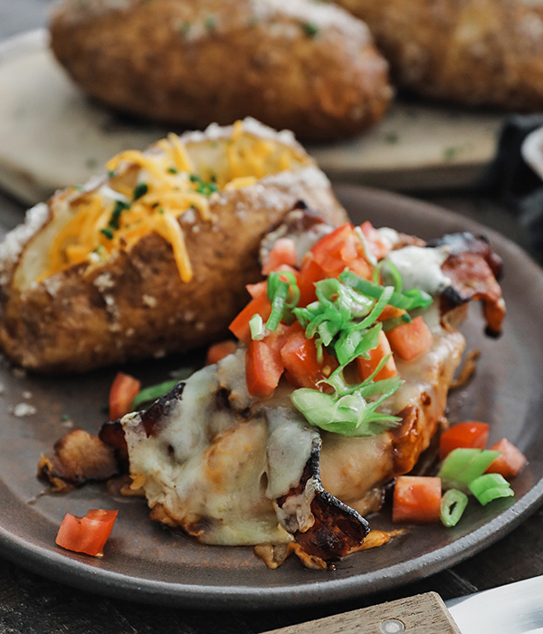 Cheesy Hatch Pepper BBQ Chicken