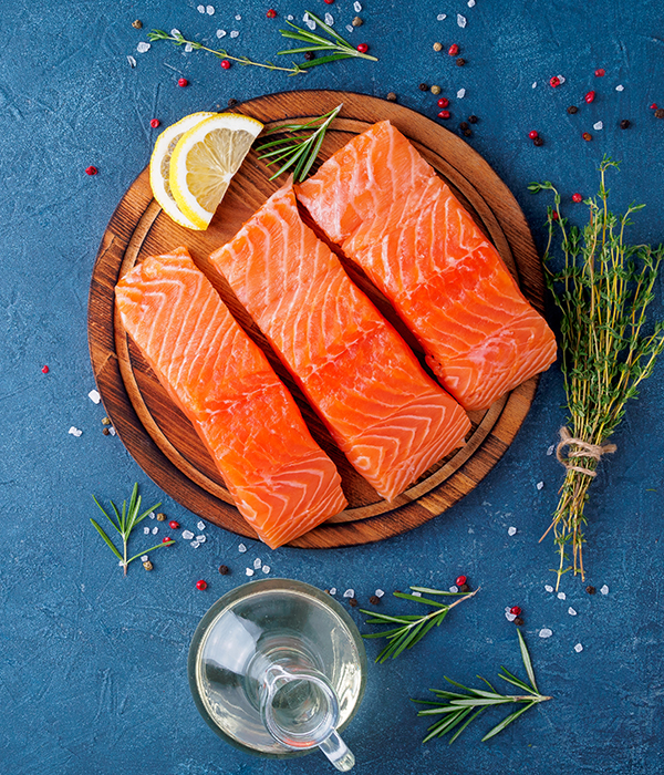 Raw Columbia River King Salmon