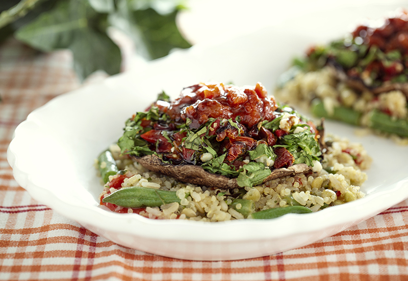 What’s For Dinner? Roasted Tuscan Portobello