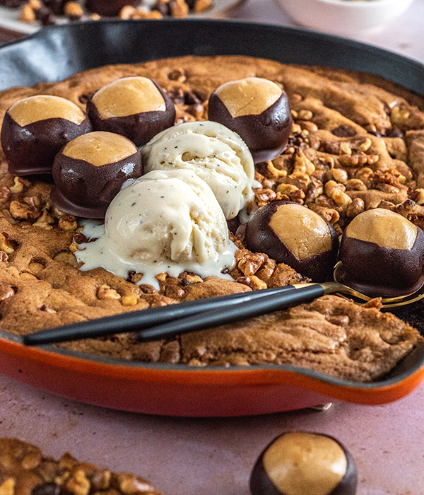 Buckeye Skillet Cookie