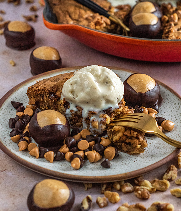 Buckeye Skillet Cookie
