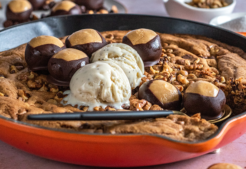 Buckeye Skillet Cookie