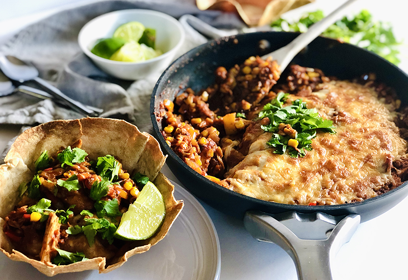 Chicken Burrito Skillet
