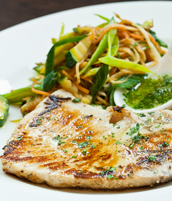 Grilled Lemon Ginger Swordfish