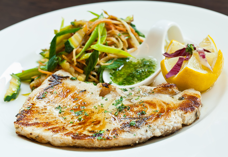 Grilled Lemon Ginger Swordfish