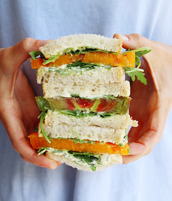 Heirloom Tomato Sandwich