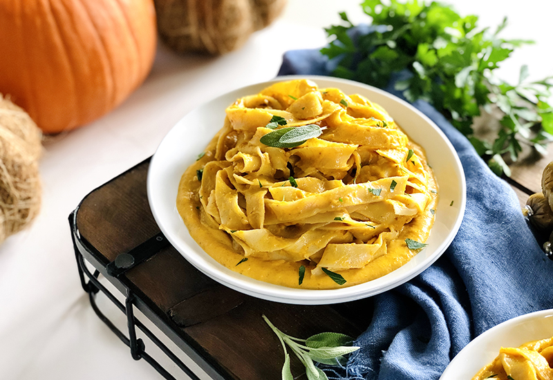 Pumpkin Alfredo Pasta