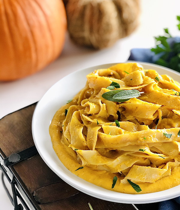 Pumpkin Alfredo Pasta