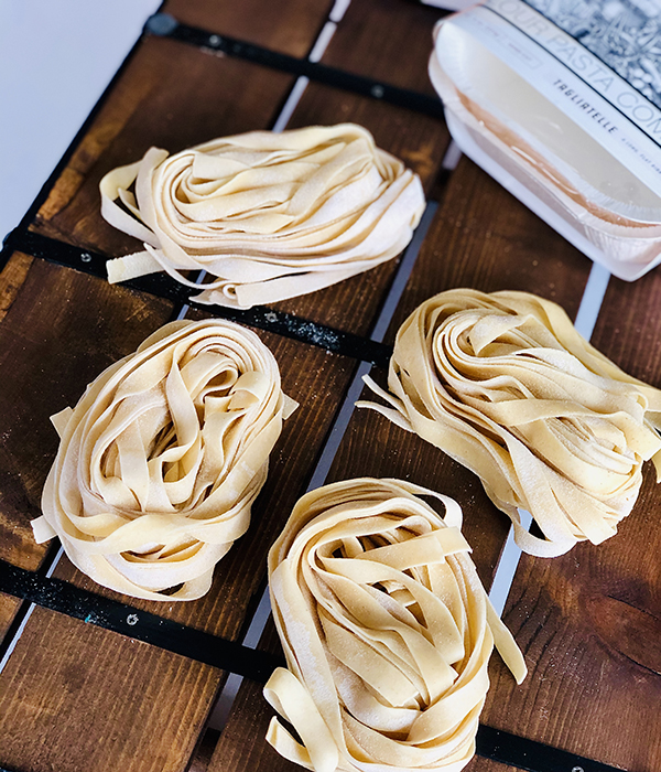 Pumpkin Alfredo Pasta Noodles