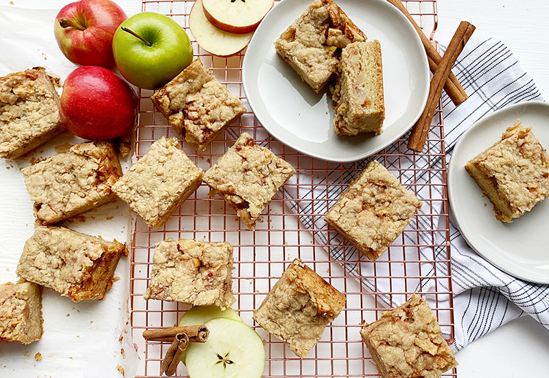 Snickerdoodle Apple Pie Cookie Bars