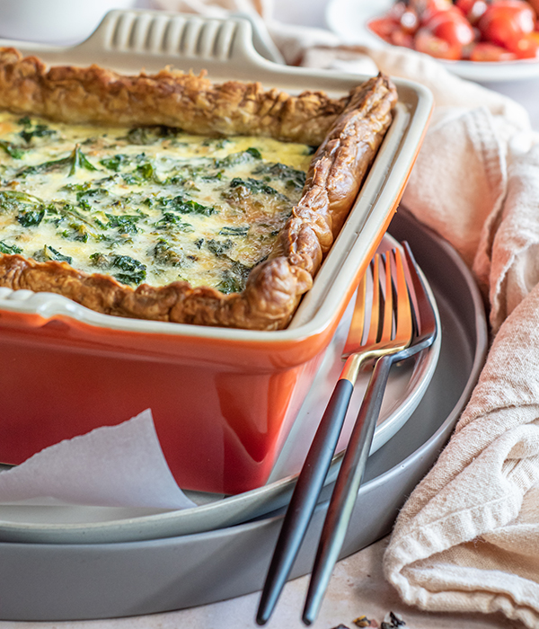 Sweet Potato and Kale Quiche