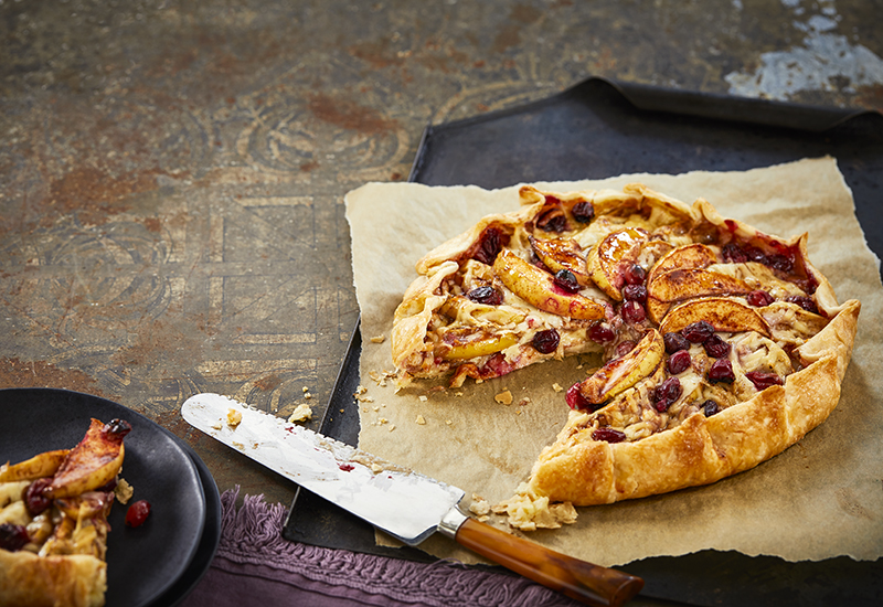 Cinnamon Apple Pie Cheddar Galette