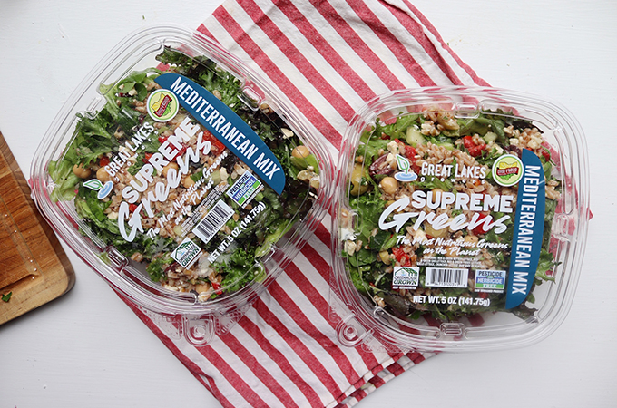 Mediterranean Grain Bowl with Great Lakes Growers Packaging