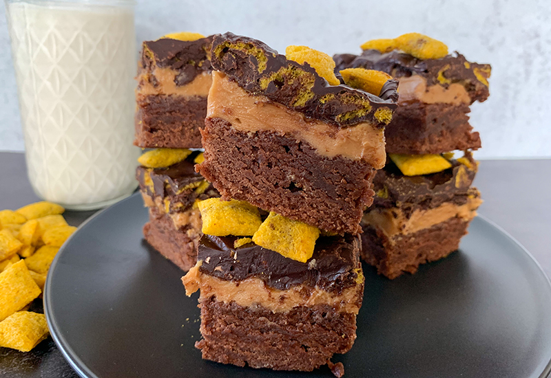 Peanut Butter Crunch Brownies