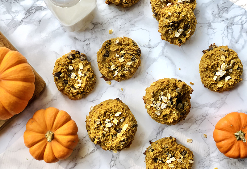 Pumpkin Breakfast Cookies