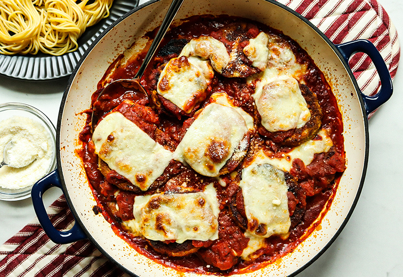 Weeknight Eggplant Parmesan