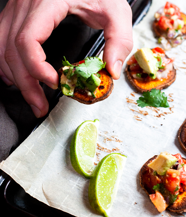 Vegan Sweet Potato Avocado Bites