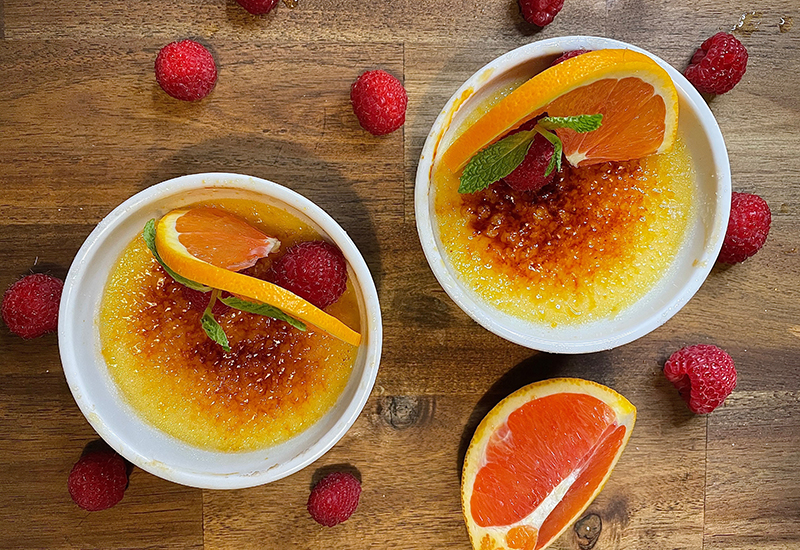 Orange Crème Brûlée
