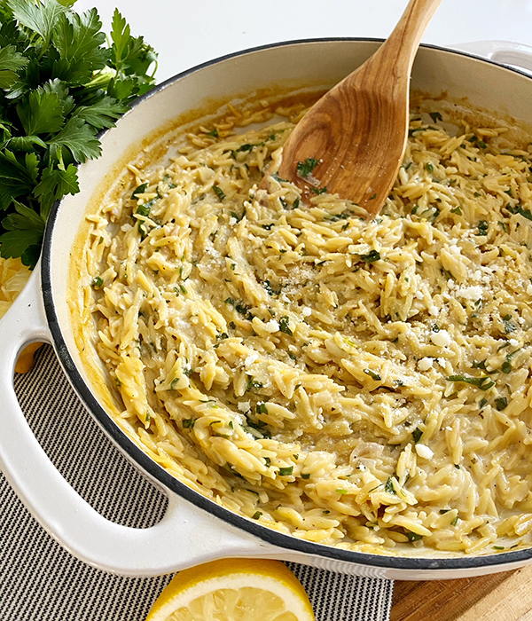 Lemon Parmesan Orzo