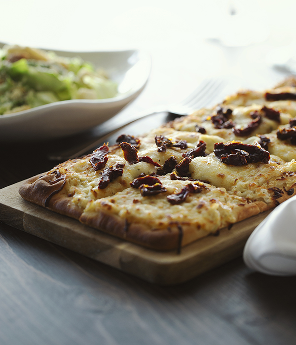 Sundried Tomato and Artichoke Flatbread