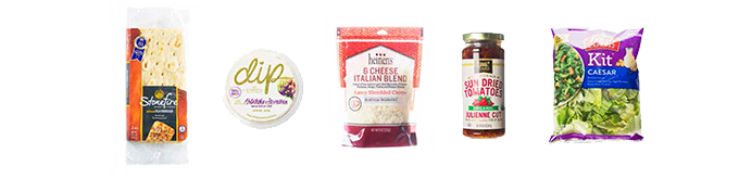 Sundried Tomato & Artichoke Flatbread Ingredients