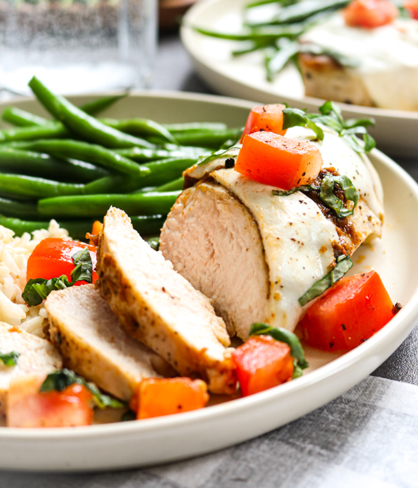 Baked Chicken Caprese