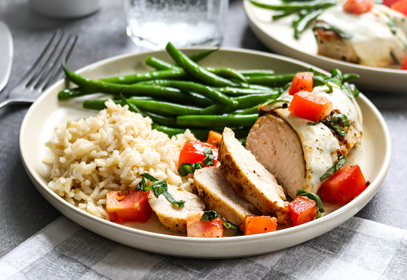 Baked Chicken Caprese