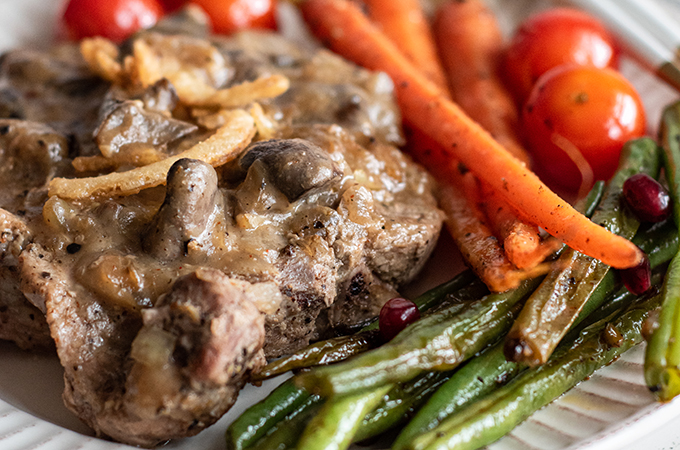 Cajun-Style Smothered Pork Chops