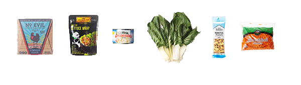 Vegan Swiss Chard Wrap Ingredients