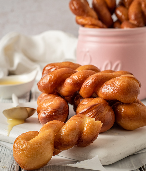 Whiskey Glazed Cinnamon Twists
