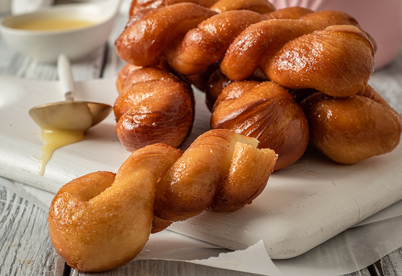 Whiskey Cinnamon Donut Twists